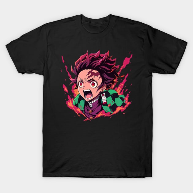 tanjiro T-Shirt by pokermoment